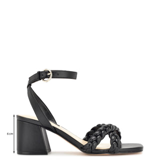 Sandalia NINE WEST Wngracann3  Sintetico Color Negro