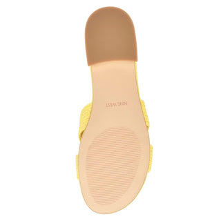 Sandalia NINE WEST Wnirenie2  Textil Color Amarillo