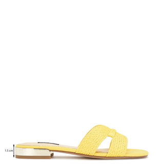 Sandalia NINE WEST Wnirenie2  Textil Color Amarillo