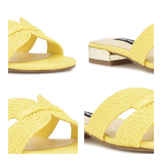 Sandalia NINE WEST Wnirenie2  Textil Color Amarillo