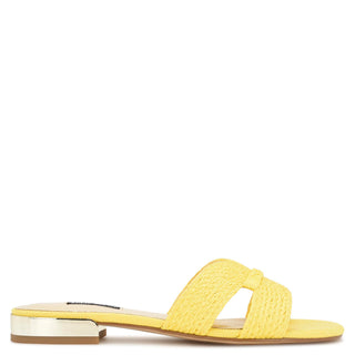 Sandalia NINE WEST Wnirenie2  Textil Color Amarillo