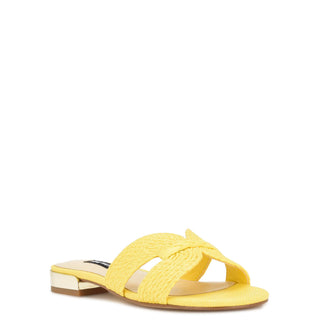 Sandalia NINE WEST Wnirenie2  Textil Color Amarillo
