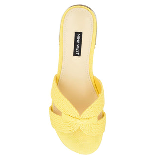 Sandalia NINE WEST Wnirenie2  Textil Color Amarillo
