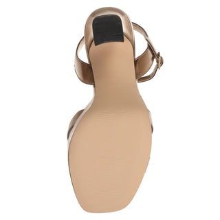Sandalia NINE WEST Wniriv3  Sintetico Color Metalico