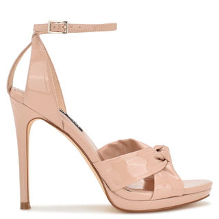Sandalia NINE WEST Wnlovya3  Charol sintético Color Beige