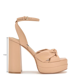 Sandalia NINE WEST Wnvivid3  Sintetico Color Beige