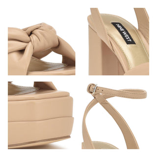 Sandalia NINE WEST Wnvivid3  Sintetico Color Beige