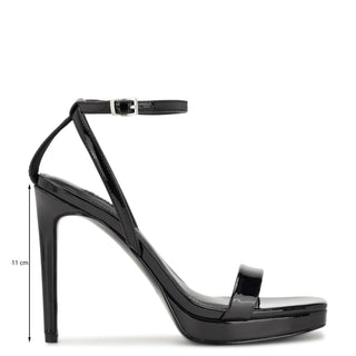 Sandalia NINE WEST Wnzilo3  Charol sintético Color Negro
