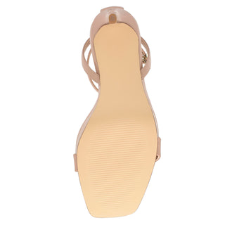 Sandalia NINE WEST Wnzilo3  Charol sintético Color Beige