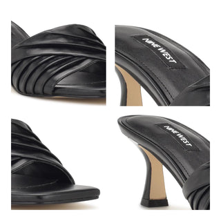 Zapato Destalonado NINE WEST Wnazala3  Sintetico Color Negro