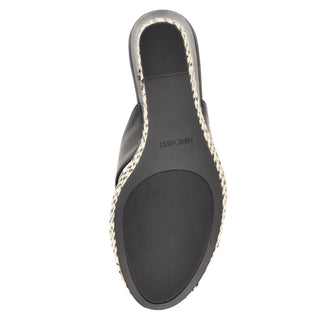 Zapato Destalonado NINE WEST Wnhues3  Sintetico Color Negro