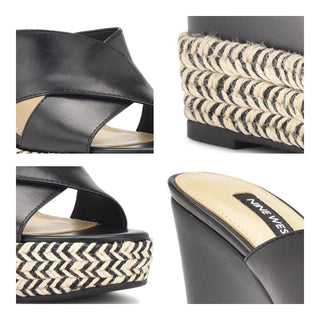 Zapato Destalonado NINE WEST Wnhues3  Sintetico Color Negro