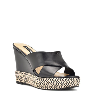 Zapato Destalonado NINE WEST Wnhues3  Sintetico Color Negro