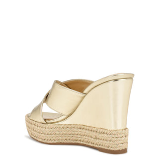 Zapato Destalonado NINE WEST Wnhues3  Sintetico Color Metalico