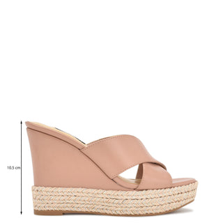 Zapato Destalonado NINE WEST Wnhues3  Sintetico Color Cafe
