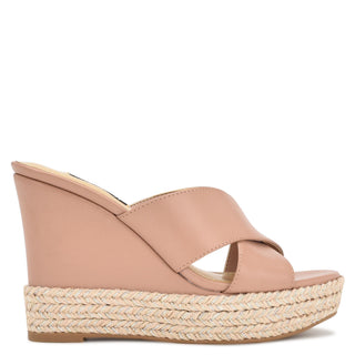 Zapato Destalonado NINE WEST Wnhues3  Sintetico Color Cafe