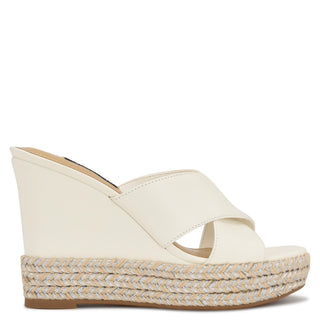 Zapato Destalonado NINE WEST Wnhues3  Sintetico Color Blanco