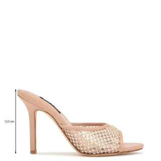 Zapato Destalonado NINE WEST Wniriep3  Textil Color Beige