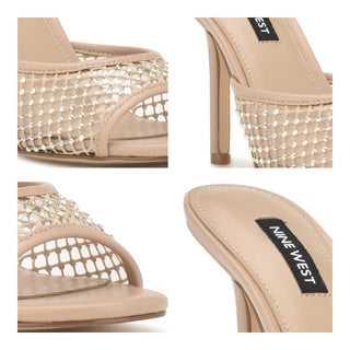 Zapato Destalonado NINE WEST Wniriep3  Textil Color Beige