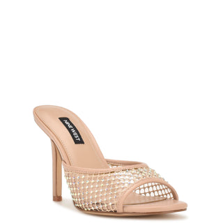 Zapato Destalonado NINE WEST Wniriep3  Textil Color Beige