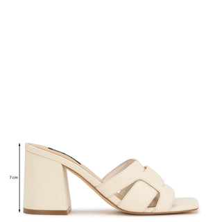 Zapato Destalonado NINE WEST Wnkaelyn3  Sintetico Color Blanco