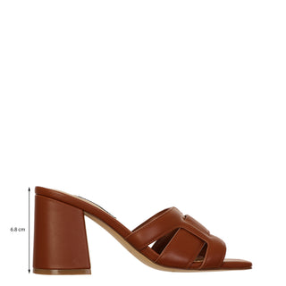 Zapato Destalonado NINE WEST Wnkaelyn3  Sintetico Color Cafe