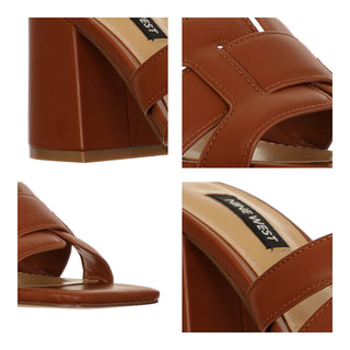 Zapato Destalonado NINE WEST Wnkaelyn3  Sintetico Color Cafe