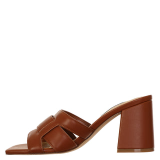 Zapato Destalonado NINE WEST Wnkaelyn3  Sintetico Color Cafe