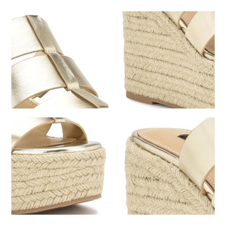Zapato Destalonado NINE WEST Wnkeran3  Sintetico Color Metalico