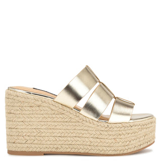 Zapato Destalonado NINE WEST Wnkeran3  Sintetico Color Metalico