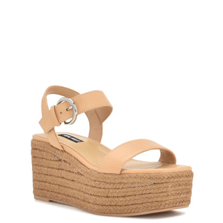 Zapatilla con Plataforma NINE WEST Wnnillo3  Sintetico Color Beige