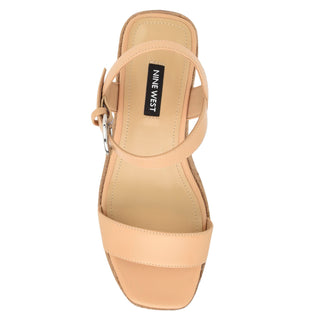 Zapatilla con Plataforma NINE WEST Wnnillo3  Sintetico Color Beige