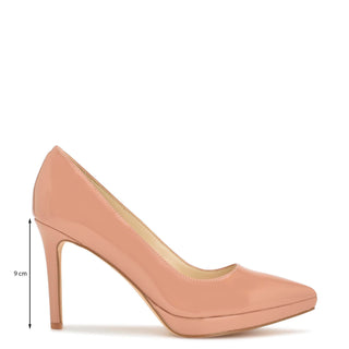 Zapatilla con Plataforma NINE WEST Wnshelbe3  Charol piel Color Rosa