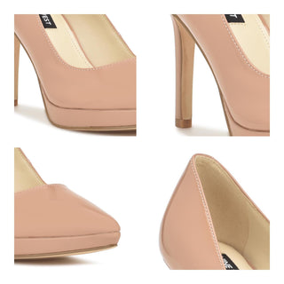 Zapatilla con Plataforma NINE WEST Wnshelbe3  Charol piel Color Rosa