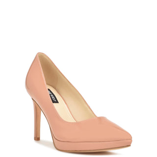 Zapatilla con Plataforma NINE WEST Wnshelbe3  Charol piel Color Rosa