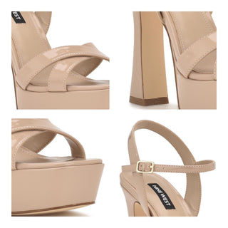 Sandalia NINE WEST Wniriv3  Charol piel Color Rosa
