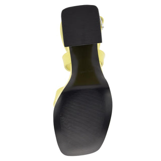 Sandalia NINE WEST Wntackle3  Charol piel Color Amarillo