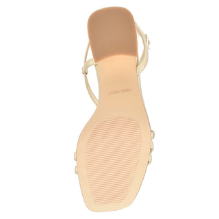 Sandalia NINE WEST Wngeorga3  Sintetico Color Metalico
