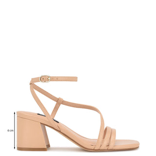 Sandalia NINE WEST Wngeorga3  Sintetico Color Beige