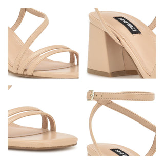 Sandalia NINE WEST Wngeorga3  Sintetico Color Beige