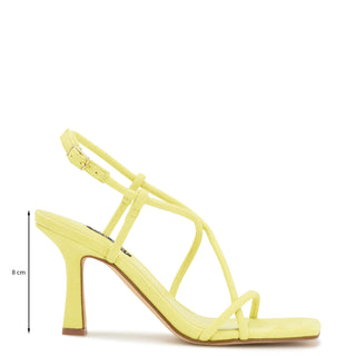Sandalia NINE WEST Wnyuki2  Gamuza Color Amarillo