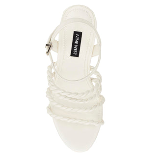 Zapatilla con Plataforma NINE WEST Wnrenest3  Sintetico Color Blanco