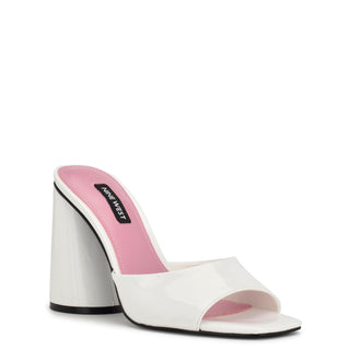 Zapato Destalonado NINE WEST Wnexcit3  Sintetico Color Blanco