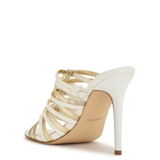 Zapato Destalonado NINE WEST Wnmust3  Sintetico Color Blanco