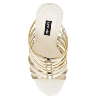 Zapato Destalonado NINE WEST Wnmust3  Sintetico Color Blanco