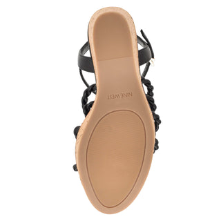 Zapatilla con Plataforma NINE WEST Wnrenest3  Sintetico Color Negro