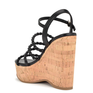 Zapatilla con Plataforma NINE WEST Wnrenest3  Sintetico Color Negro