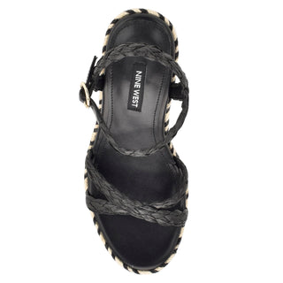 Zapatilla con Plataforma NINE WEST Wncaress3  Textil/sintetico Color Negro