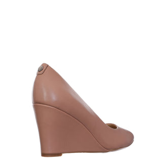Sandalia de Tacon Corrido NINE WEST Wncal9x9  Piel Color Beige
