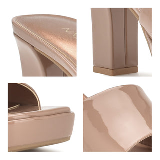 Zapato Destalonado NINE WEST Wnberil3  Charol piel Color Beige